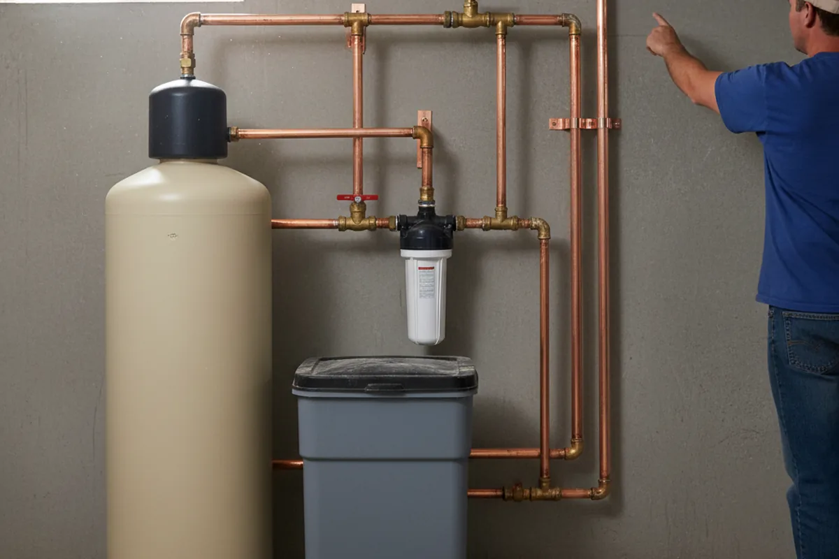 Whole-house water treatment system installed in Dexter